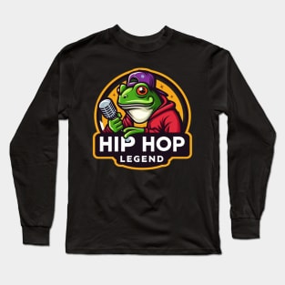 Hip Hop Legend that Hops Hops Long Sleeve T-Shirt